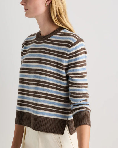 Mongolian Cashmere Boxy Crewneck Sweater
