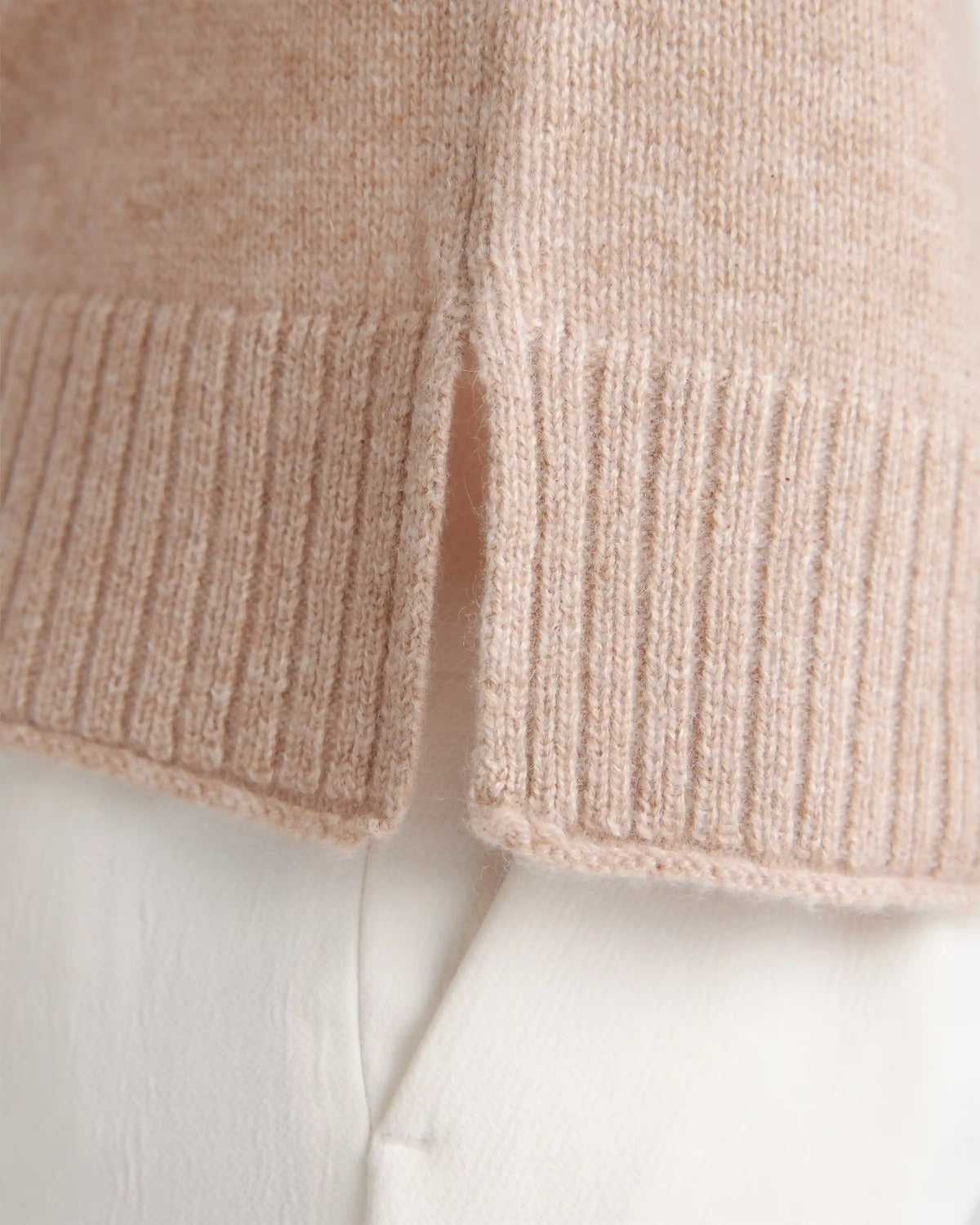 Mongolian Cashmere Boxy Crewneck Sweater