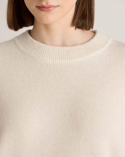 Mongolian Cashmere Oversized Crewneck Sweater