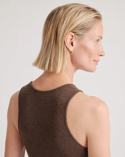 Featherweight Cashmere Ribbed Tank