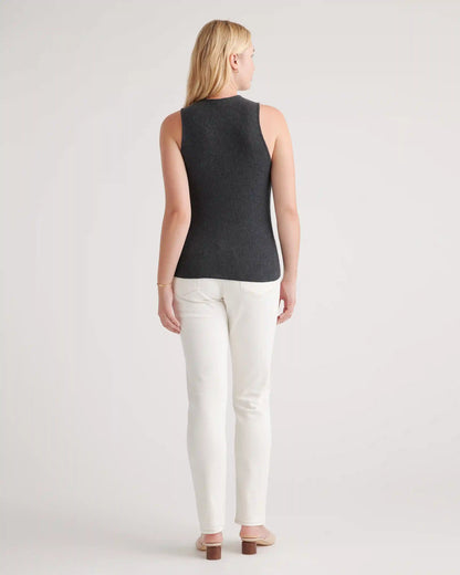 Featherweight Cashmere Ribbed Tank
