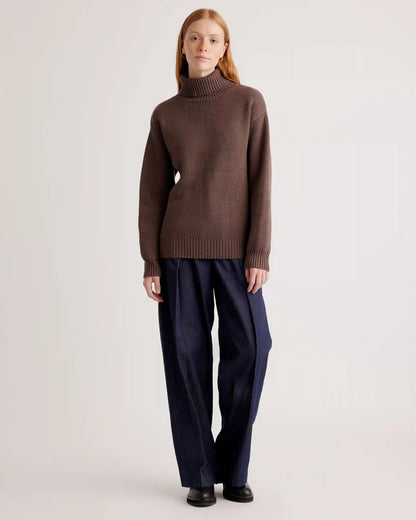 100% Organic Cotton Turtleneck Sweater