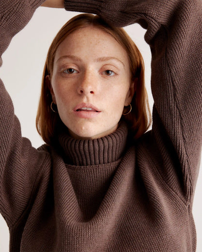 100% Organic Cotton Turtleneck Sweater