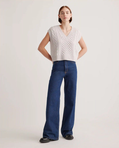 Australian Merino Wool Cable Sweater Vest