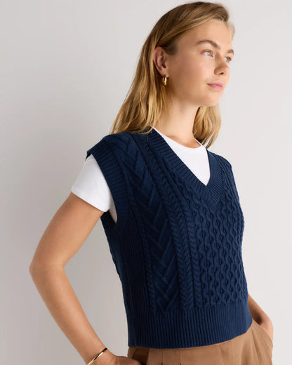 Australian Merino Wool Cable Sweater Vest
