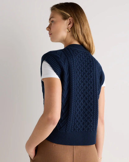 Australian Merino Wool Cable Sweater Vest