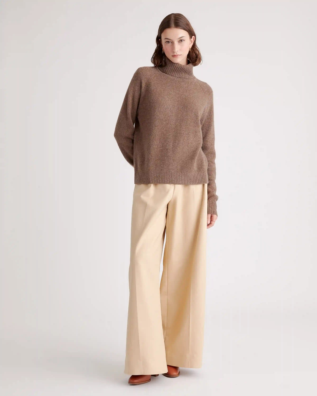 100% Yak Wool Turtleneck Sweater