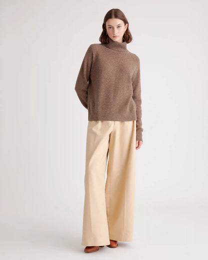 100% Yak Wool Turtleneck Sweater