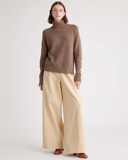 100% Yak Wool Turtleneck Sweater