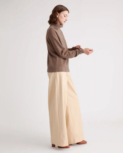 100% Yak Wool Turtleneck Sweater