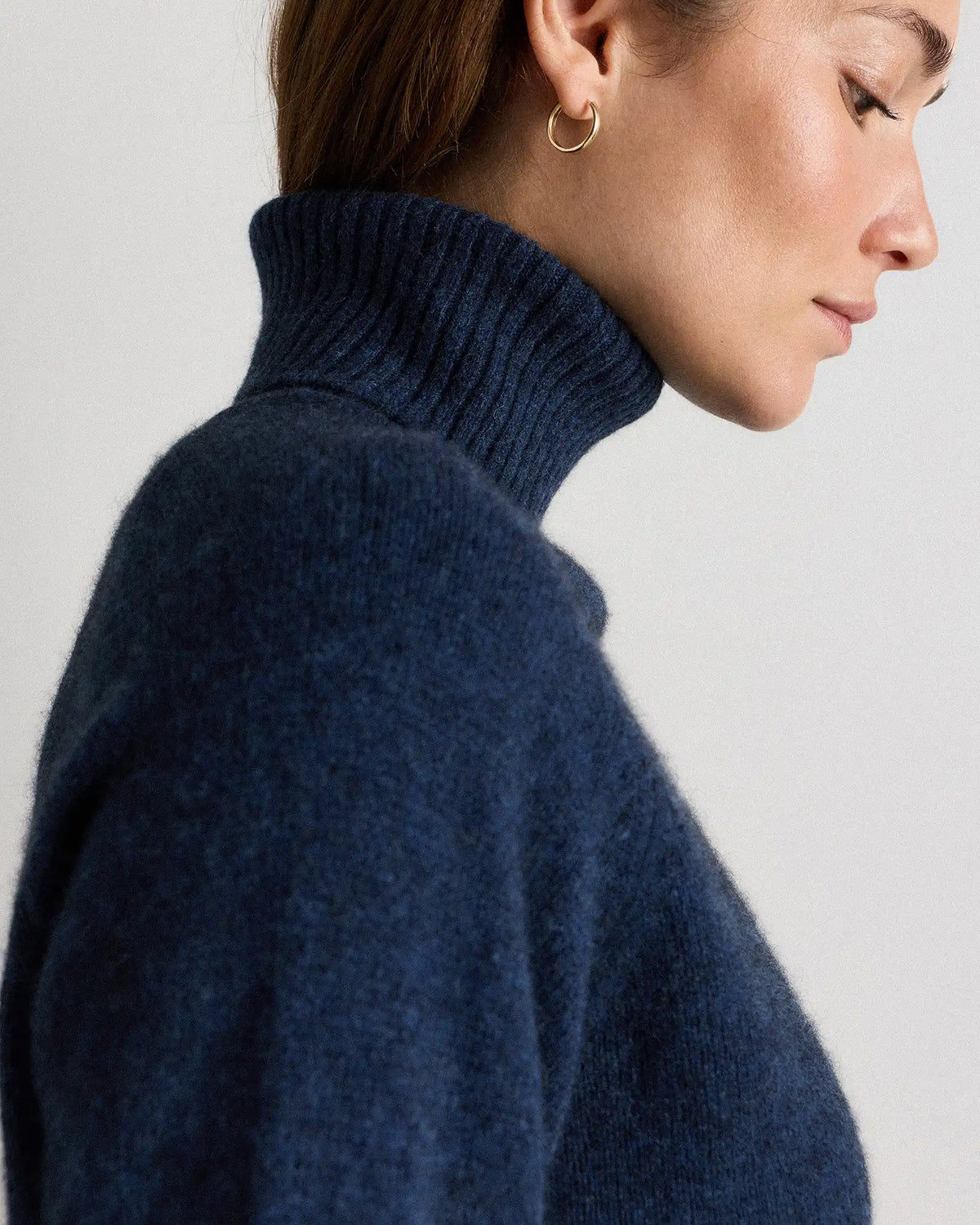 100% Yak Wool Turtleneck Sweater