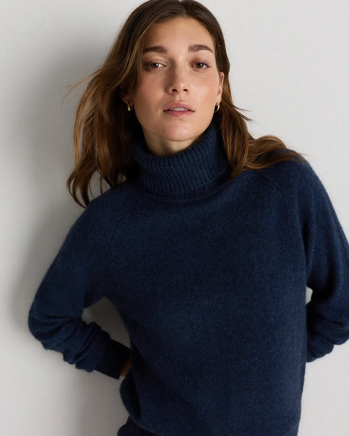 100% Yak Wool Turtleneck Sweater
