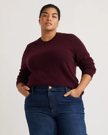 Mongolian Cashmere Crewneck Sweater
