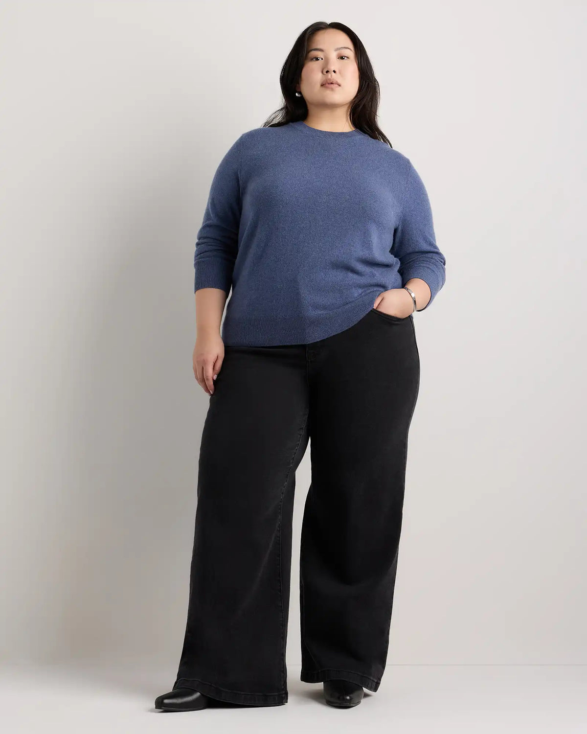 Mongolian Cashmere Crewneck Sweater