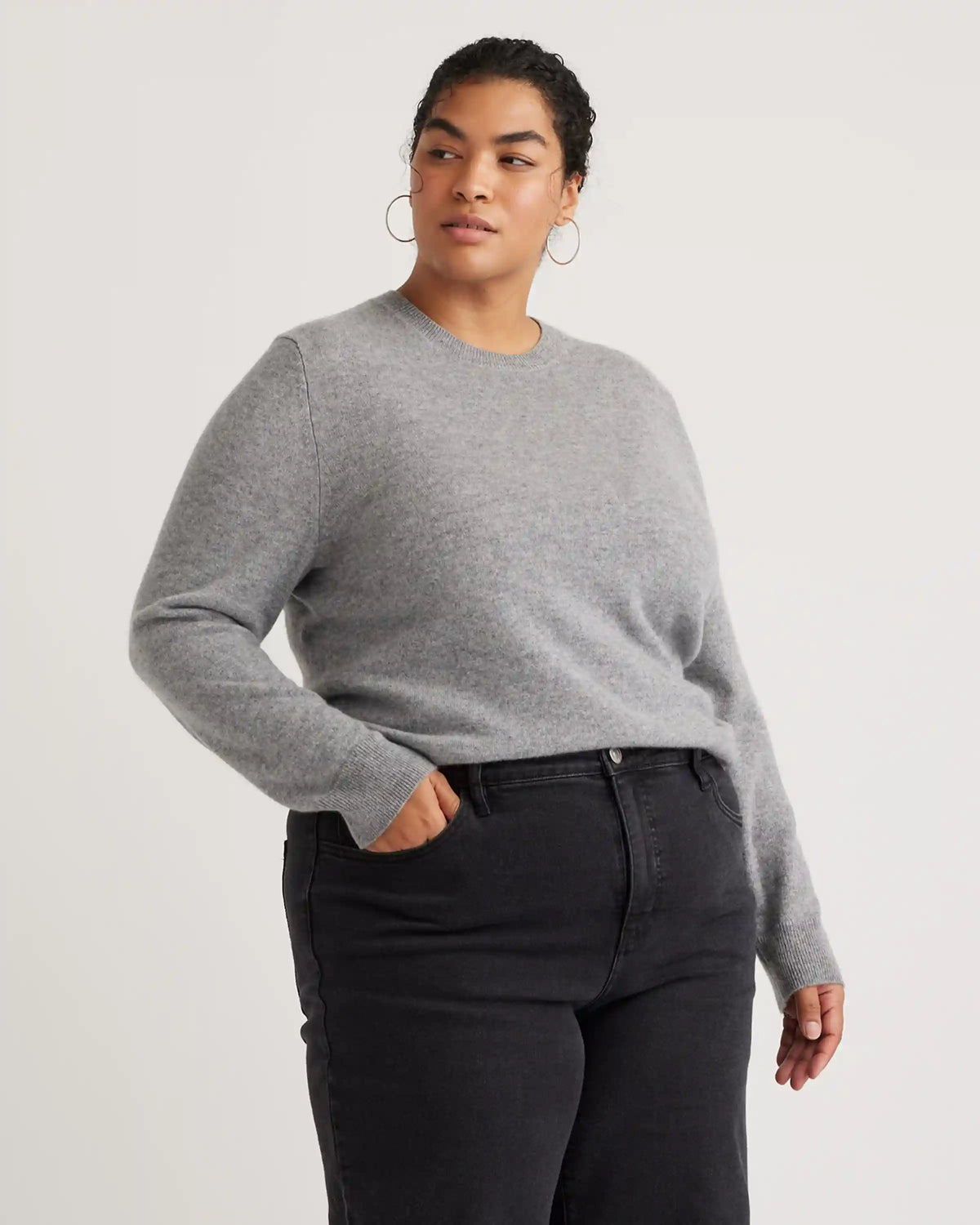 Mongolian Cashmere Crewneck Sweater