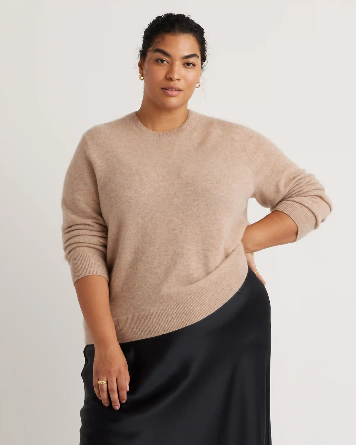 Mongolian Cashmere Crewneck Sweater