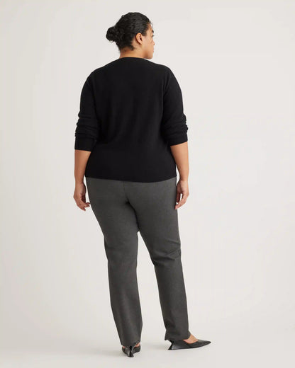 Mongolian Cashmere V-Neck Sweater