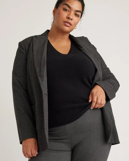 Mongolian Cashmere V-Neck Sweater