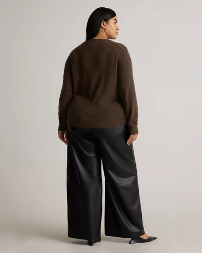 Mongolian Cashmere V-Neck Sweater