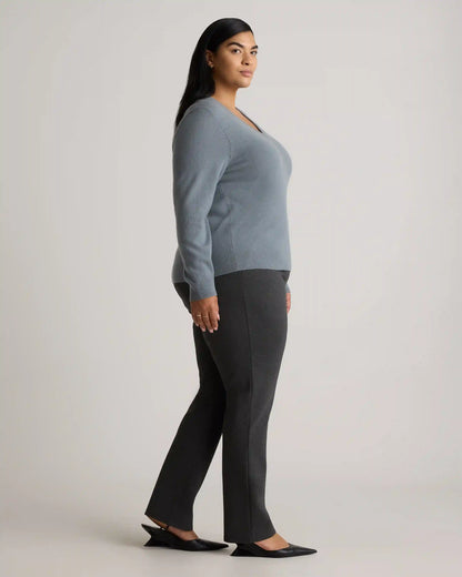 Mongolian Cashmere V-Neck Sweater