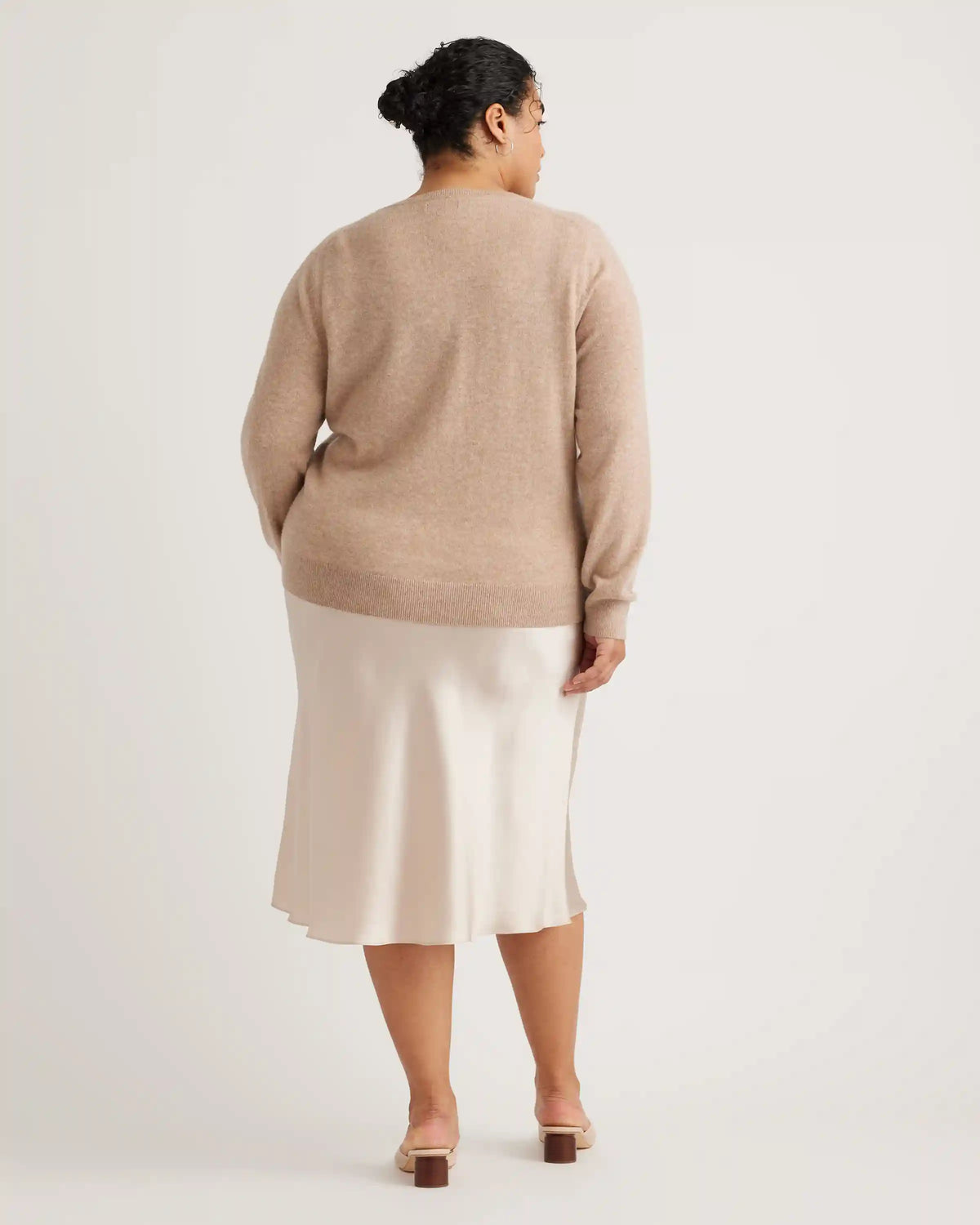 Mongolian Cashmere V-Neck Sweater