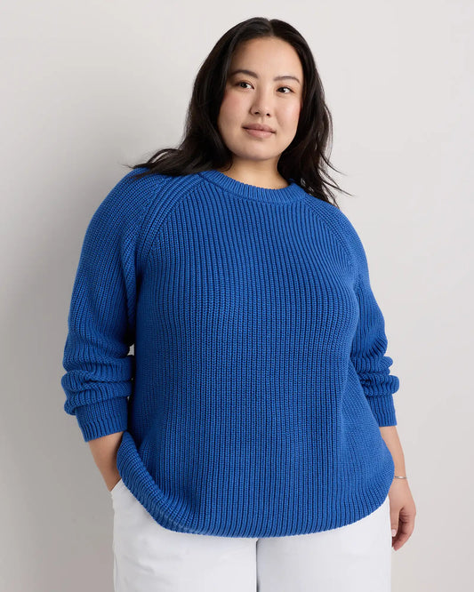 100% Organic Cotton Fisherman Crew Sweater