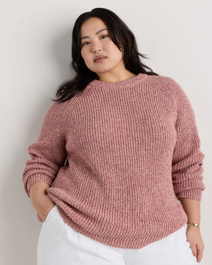 100% Organic Cotton Fisherman Crew Sweater