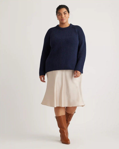 100% Organic Cotton Fisherman Crew Sweater