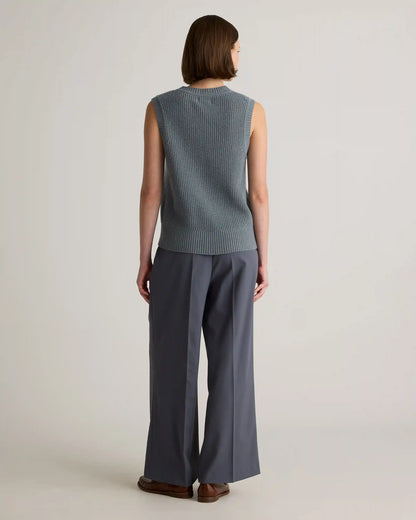 Mongolian Cashmere Fisherman Sweater Vest