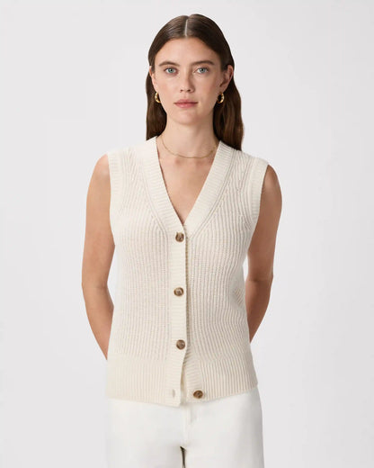 Mongolian Cashmere Fisherman Sweater Vest