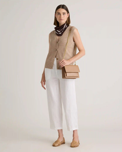 Mongolian Cashmere Fisherman Sweater Vest