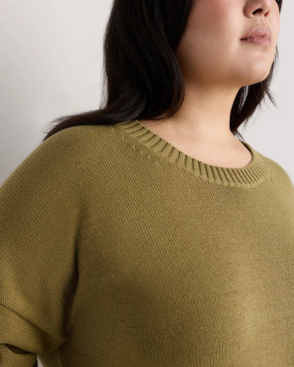 100% Organic Cotton Boyfriend Crew Sweater