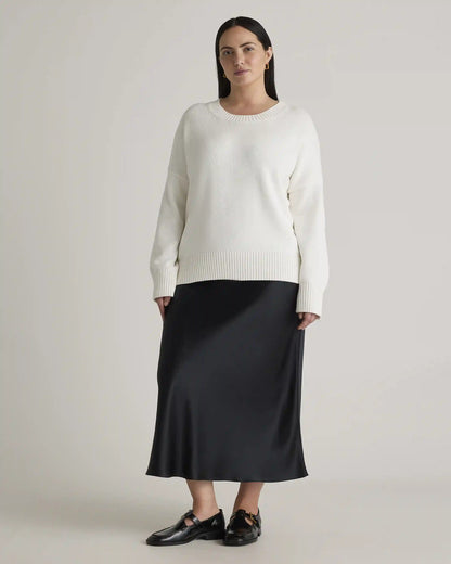 100% Organic Cotton Boyfriend Crew Sweater