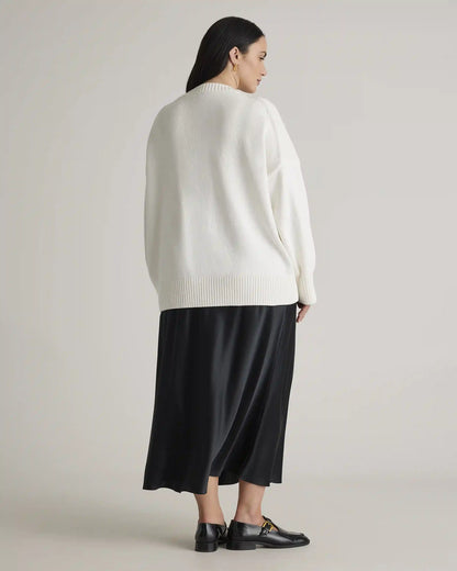 100% Organic Cotton Boyfriend Crew Sweater