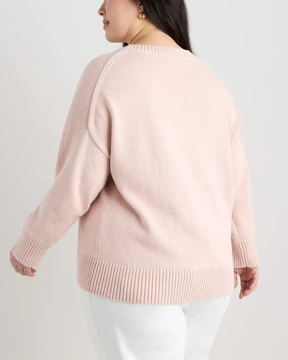 100% Organic Cotton Boyfriend Crew Sweater