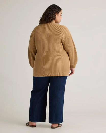 100% Organic Cotton Oversized Cardigan