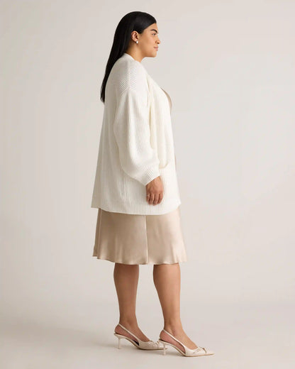 100% Organic Cotton Oversized Cardigan