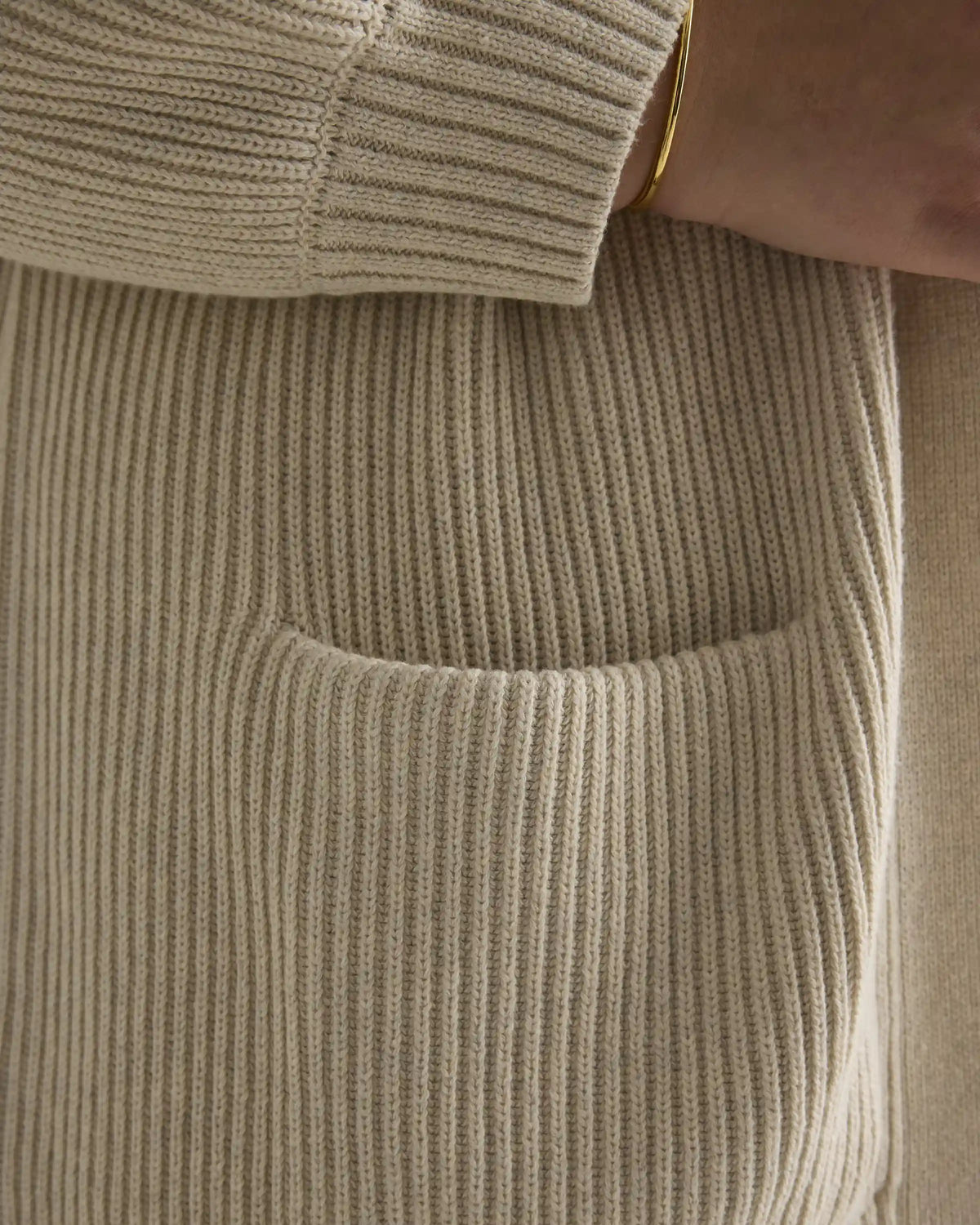 100% Organic Cotton Oversized Cardigan