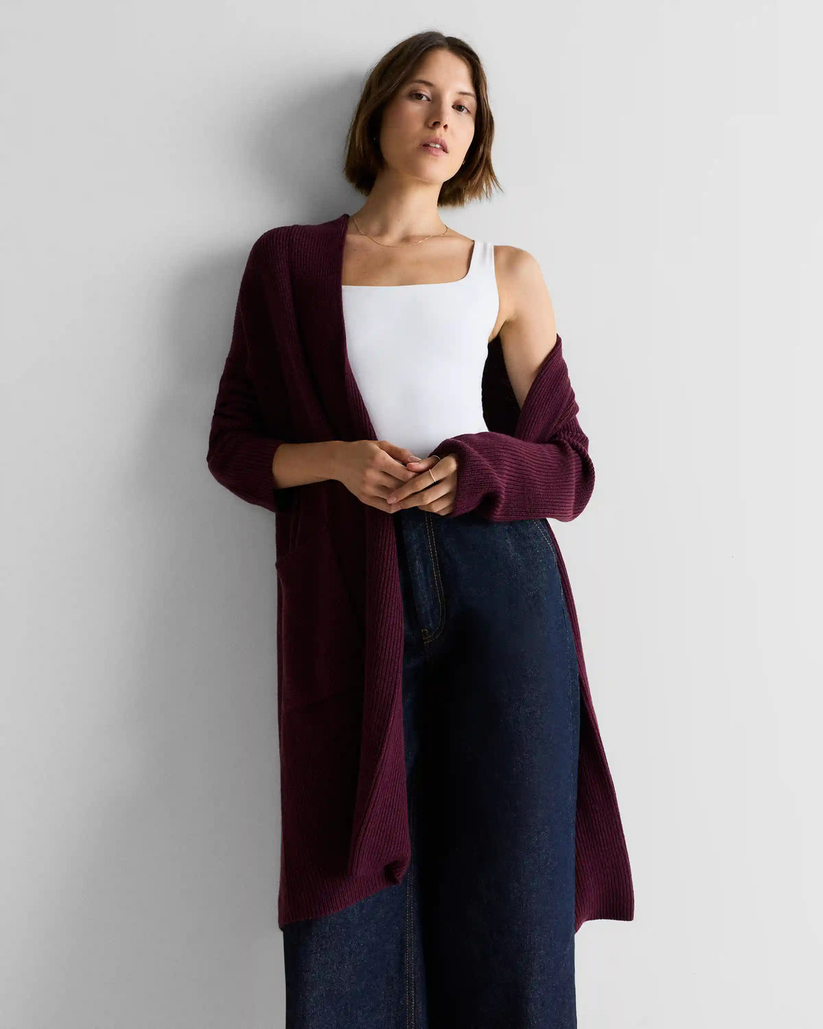 Australian Merino Wool Duster Cardigan