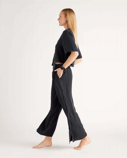 100% Washable Silk Pajama Button Up Top
