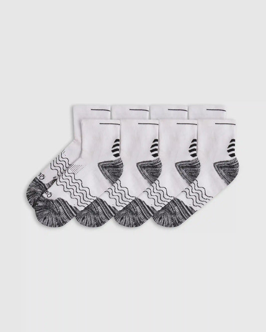 Performance Running Quarter Socks (4-Pack)