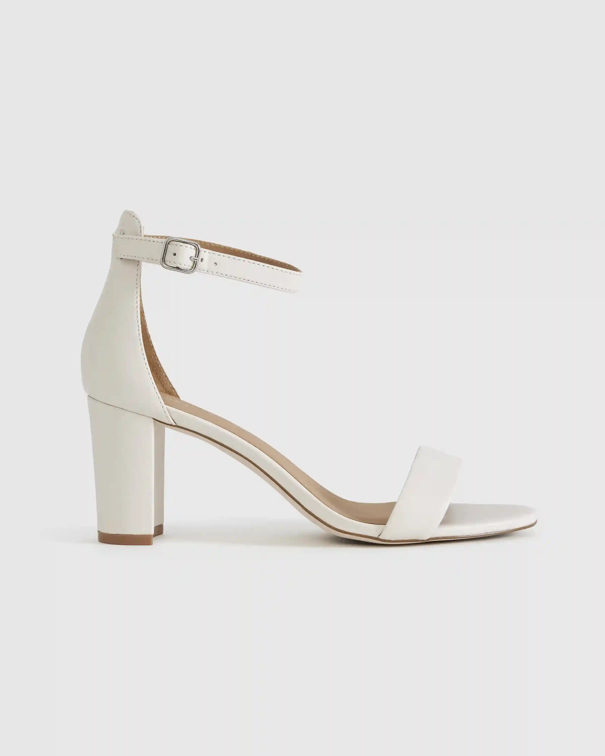 Italian Leather 65mm Block Heel