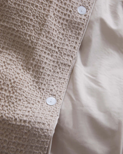 Organic Luxe Honeycomb Duvet Cover Set