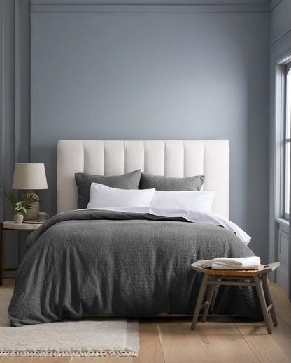 Organic Luxe Honeycomb Duvet Cover Set