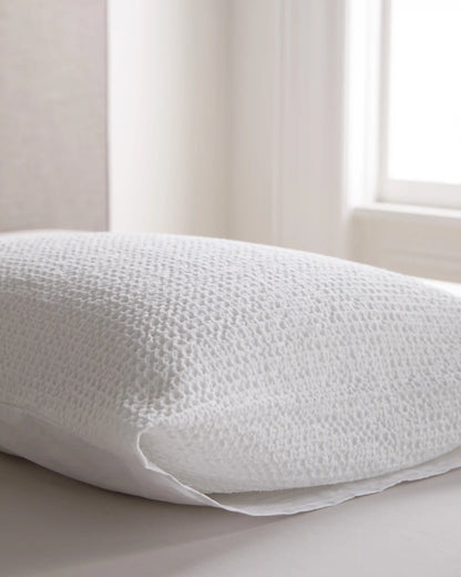 Organic Luxe Honeycomb Sham Set