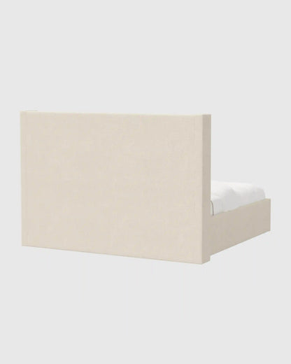 100% Linen Wingback Bed