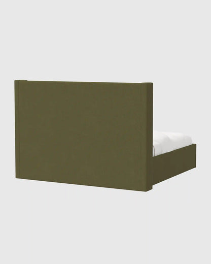 100% Linen Wingback Bed