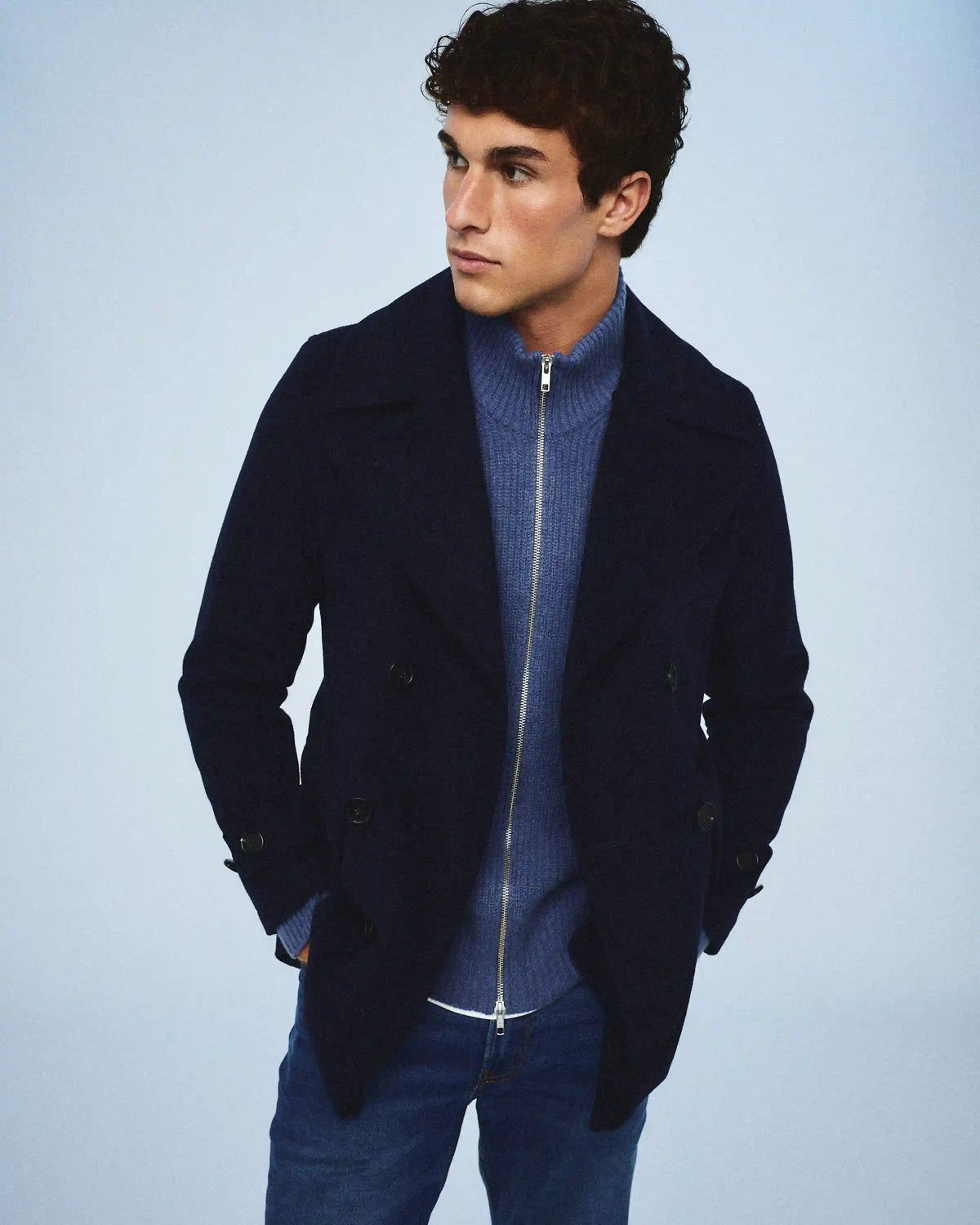 Italian Wool Peacoat