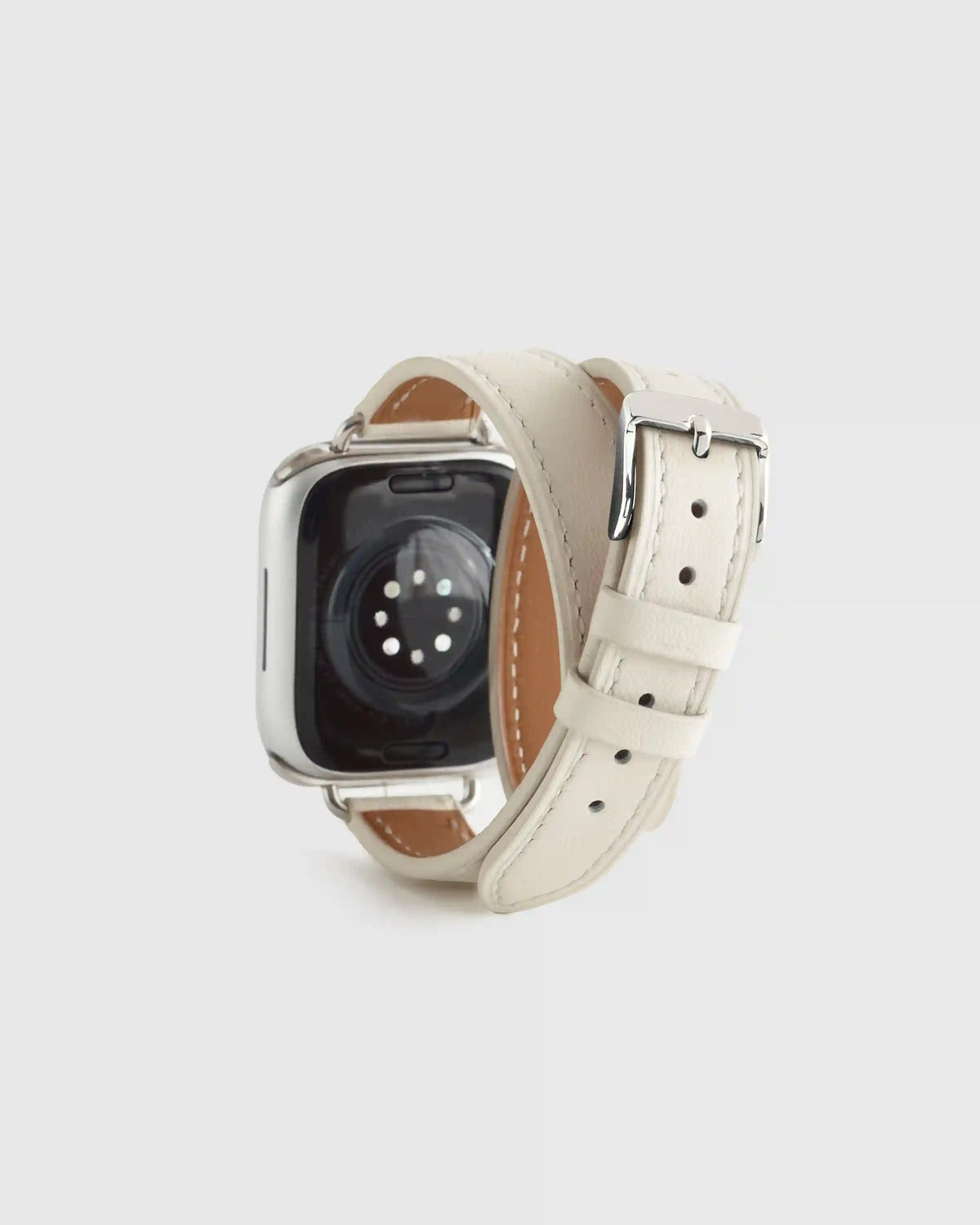 Leather Double Wrap Smartwatch Band