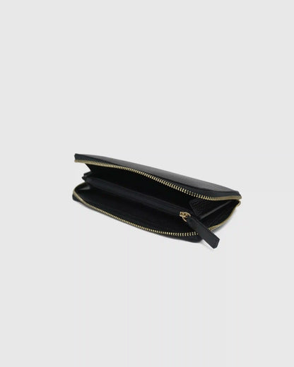 Italian Pebbled Leather Continental Wallet